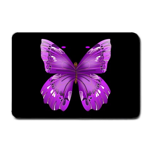 Purple Awareness Butterfly Small Door Mat from ArtsNow.com 24 x16  Door Mat