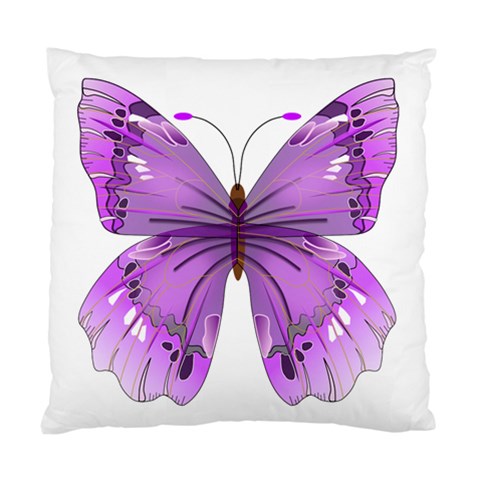 Purple Awareness Butterfly Cushion Case (Single Sided)  from ArtsNow.com Front