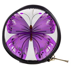 Purple Awareness Butterfly Mini Makeup Case from ArtsNow.com Front