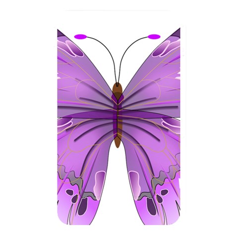 Purple Awareness Butterfly Memory Card Reader (Rectangular) from ArtsNow.com Front