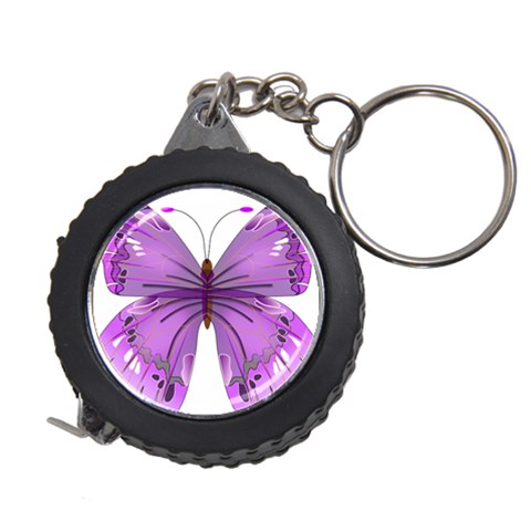 Purple Awareness Butterfly Measuring Tape from ArtsNow.com Front