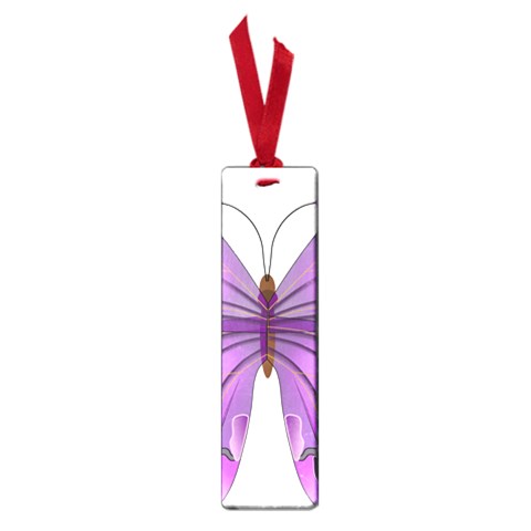 Purple Awareness Butterfly Small Bookmark from ArtsNow.com Front