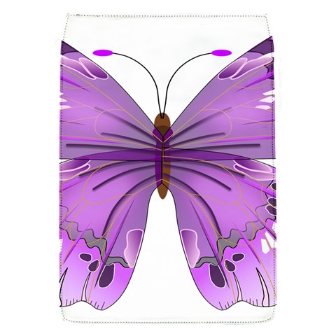 Purple Awareness Butterfly Removable Flap Cover (Small) from ArtsNow.com Front