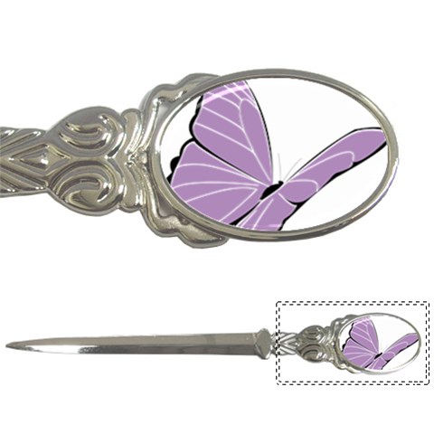 Purple Awareness Butterfly 2 Letter Opener from ArtsNow.com Front