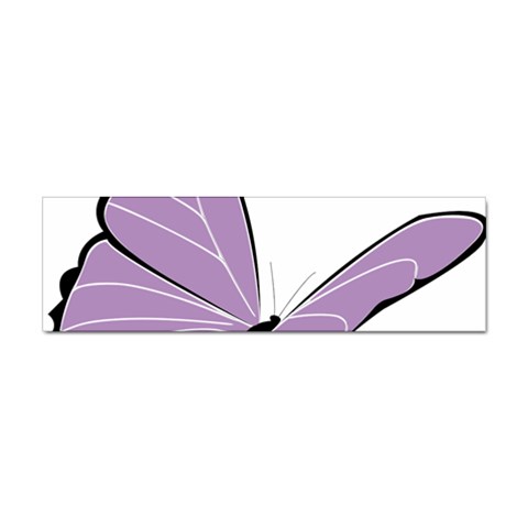 Purple Awareness Butterfly 2 Bumper Sticker from ArtsNow.com Front