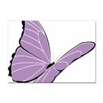 Purple Awareness Butterfly 2 A4 Sticker 10 Pack