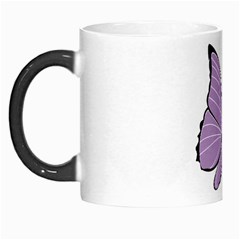 Purple Awareness Butterfly 2 Morph Mug from ArtsNow.com Left