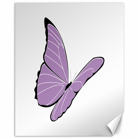 Purple Awareness Butterfly 2 Canvas 16  x 20  (Unframed) from ArtsNow.com 15.75 x19.29  Canvas - 1