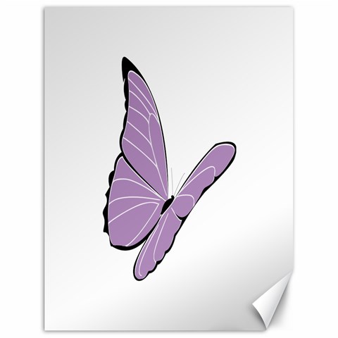 Purple Awareness Butterfly 2 Canvas 18  x 24  (Unframed) from ArtsNow.com 17.8 x23.08  Canvas - 1