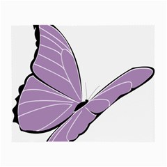 Purple Awareness Butterfly 2 Glasses Cloth (Small, Two Sided) from ArtsNow.com Front