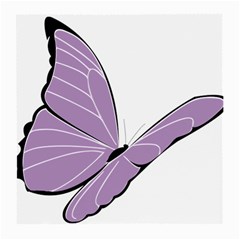 Purple Awareness Butterfly 2 Glasses Cloth (Medium, Two Sided) from ArtsNow.com Front