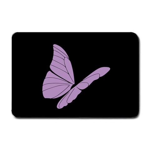 Purple Awareness Butterfly 2 Small Door Mat from ArtsNow.com 24 x16  Door Mat