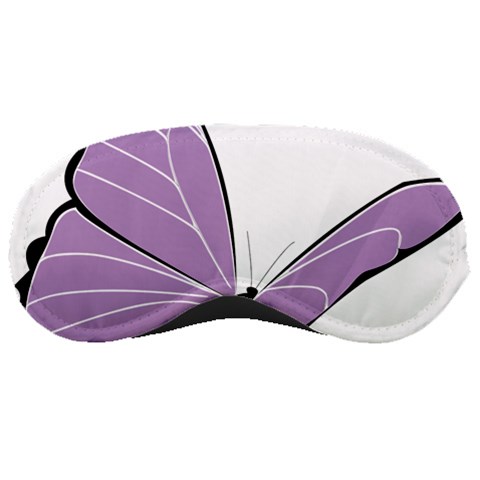 Purple Awareness Butterfly 2 Sleeping Mask from ArtsNow.com Front