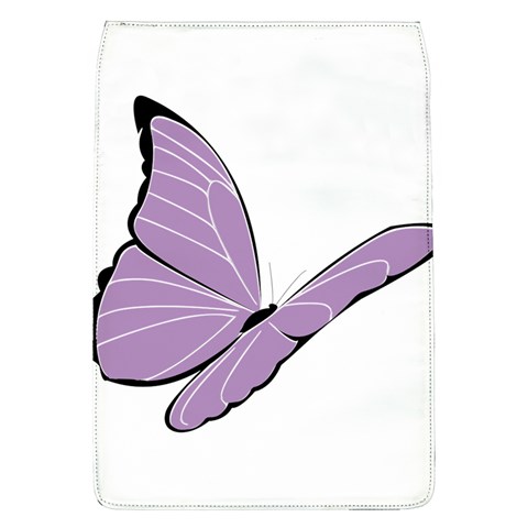 Purple Awareness Butterfly 2 Removable Flap Cover (Large) from ArtsNow.com Front