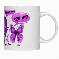 Invisible Illness Collage White Coffee Mug from ArtsNow.com Right