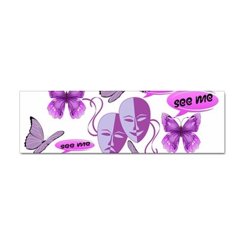 Invisible Illness Collage Bumper Sticker 10 Pack from ArtsNow.com Front