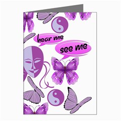 Invisible Illness Collage Greeting Card (8 Pack) from ArtsNow.com Left