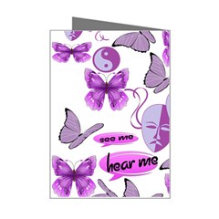 Invisible Illness Collage Mini Greeting Card from ArtsNow.com Right