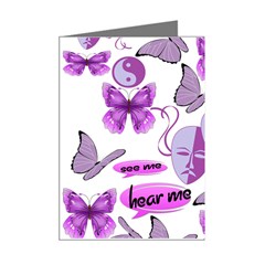 Invisible Illness Collage Mini Greeting Card (8 Pack) from ArtsNow.com Right