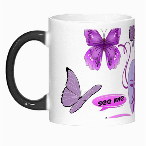 Invisible Illness Collage Morph Mug from ArtsNow.com Left