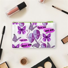 Invisible Illness Collage Cosmetic Bag (Small) from ArtsNow.com Back