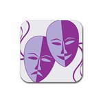 Comedy & Tragedy Of Chronic Pain Drink Coaster (Square)