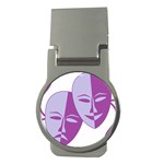 Comedy & Tragedy Of Chronic Pain Money Clip (Round)