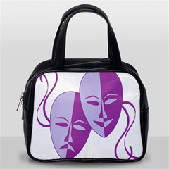 Comedy & Tragedy Of Chronic Pain Classic Handbag (Two Sides) from ArtsNow.com Back