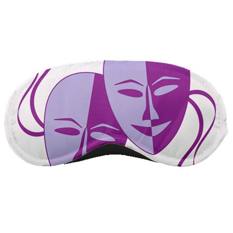 Comedy & Tragedy Of Chronic Pain Sleeping Mask from ArtsNow.com Front