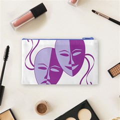 Comedy & Tragedy Of Chronic Pain Cosmetic Bag (Small) from ArtsNow.com Back