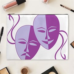 Comedy & Tragedy Of Chronic Pain Cosmetic Bag (XL) from ArtsNow.com Front