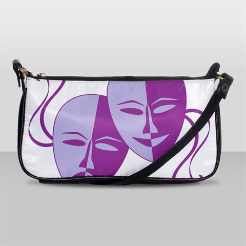 Comedy & Tragedy Of Chronic Pain Evening Bag from ArtsNow.com Front