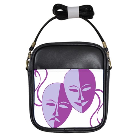 Comedy & Tragedy Of Chronic Pain Girl s Sling Bag from ArtsNow.com Front