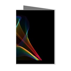 Abstract Rainbow Lily, Colorful Mystical Flower  Mini Greeting Card (8 Pack) from ArtsNow.com Left