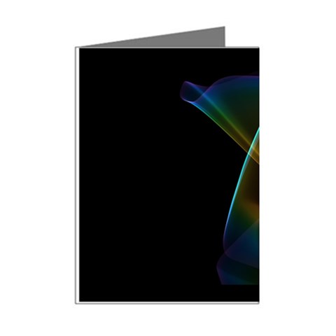 Abstract Rainbow Lily, Colorful Mystical Flower  Mini Greeting Card (8 Pack) from ArtsNow.com Right