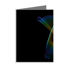 Abstract Rainbow Lily, Colorful Mystical Flower  Mini Greeting Card (8 Pack) from ArtsNow.com Right