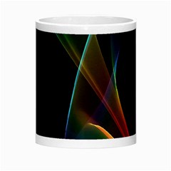 Abstract Rainbow Lily, Colorful Mystical Flower  Morph Mug from ArtsNow.com Center