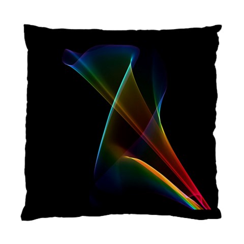 Abstract Rainbow Lily, Colorful Mystical Flower  Cushion Case (Single Sided)  from ArtsNow.com Front