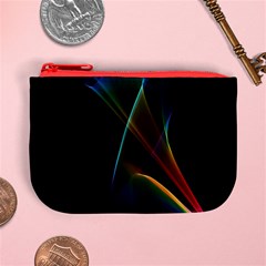 Abstract Rainbow Lily, Colorful Mystical Flower  Coin Change Purse from ArtsNow.com Front