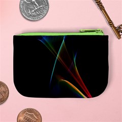 Abstract Rainbow Lily, Colorful Mystical Flower  Coin Change Purse from ArtsNow.com Back