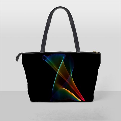 Abstract Rainbow Lily, Colorful Mystical Flower  Large Shoulder Bag from ArtsNow.com Back