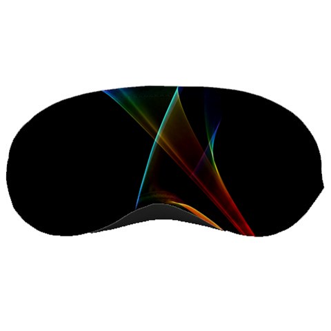 Abstract Rainbow Lily, Colorful Mystical Flower  Sleeping Mask from ArtsNow.com Front