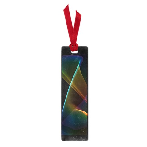 Abstract Rainbow Lily, Colorful Mystical Flower  Small Bookmark from ArtsNow.com Front