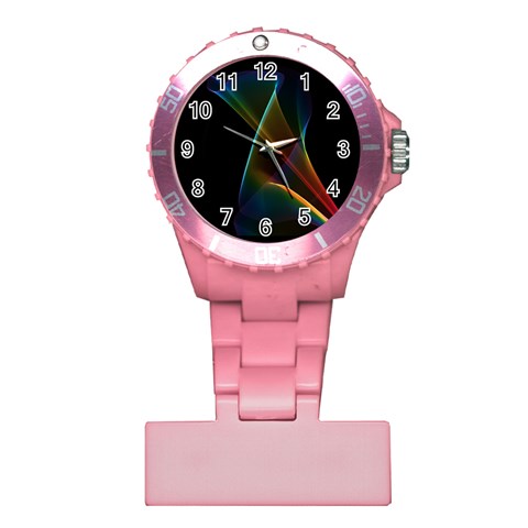 Abstract Rainbow Lily, Colorful Mystical Flower  Nurses Watch from ArtsNow.com Front