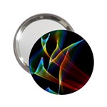 Peacock Symphony, Abstract Rainbow Music Handbag Mirror (2.25 )