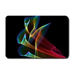 Peacock Symphony, Abstract Rainbow Music Small Door Mat