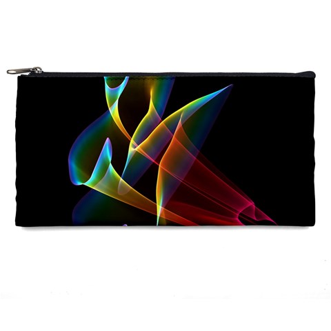 Peacock Symphony, Abstract Rainbow Music Pencil Case from ArtsNow.com Front