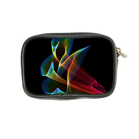 Peacock Symphony, Abstract Rainbow Music Coin Purse from ArtsNow.com Back