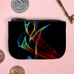 Peacock Symphony, Abstract Rainbow Music Coin Change Purse from ArtsNow.com Front