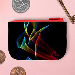 Peacock Symphony, Abstract Rainbow Music Coin Change Purse from ArtsNow.com Back